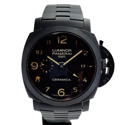 luminor panerai transporter 2|Panerai Pam 438 Tuttonero Luminor 1950 Gmt .